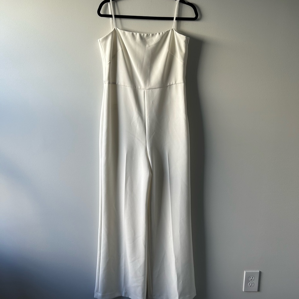 Kobi Halperin white sleeveless jumpsuit